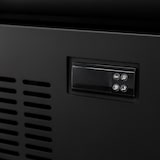 thumbnail of Frigorífico expositor para bebidas con panel iluminado, negro, 2 puertas de vidrio abatibles, 218 x 128 x 74 cm, con cerradura, 1040 L Vaiotec 11947