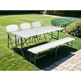 thumbnail of METRO PROFESSIONAL Sedia pieghevole per banchetti, acciaio/plastica, bianco/nero