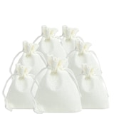 thumbnail of Sacos de Yute Pure White 10x14 cm (Pack 20x)