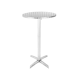 thumbnail of Mesa dobrável redonda alta 600(Ø)mm. em aço inoxidável Bolero GR396