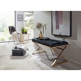 thumbnail of Sitzbank FineBuy Polsterbank Schwarz 90 cm Bettbank Chesterfield Flurbank Samt