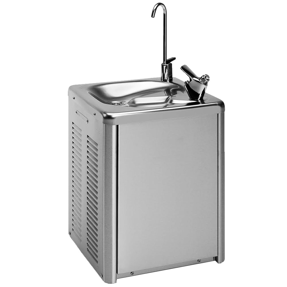 Wasserkühler mit trinkwasserhahn und flaschenhahn - 310x310x420 mm - 125 W 230/1V - 20802464 Eurast