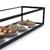 thumbnail of MBH - Neutrale vitrine 92 cm 1 etage voor catering. Neutrale glazen vitrine voor gebak en taarten.