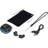 thumbnail of Renkforce RF-BTK-200 In Ear Kopfhörer Bluetooth® Blau, Schwarz Headset RF-3387438
