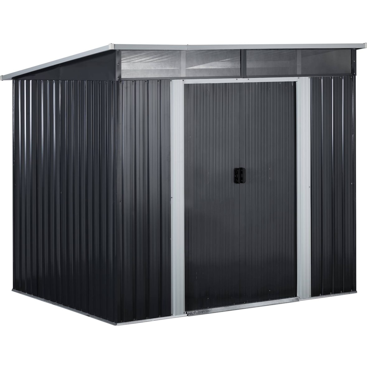 Uniprodo Casa de ferramentas em metal - 260 x 195 x 202cm