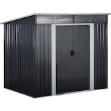 thumbnail of Uniprodo Casa de ferramentas em metal - 260 x 195 x 202cm