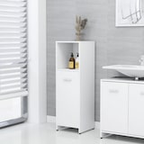 thumbnail of vidaXL Badezimmerschrank Weiß 30x30x95 cm Spanplatte
