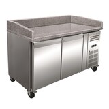 thumbnail of Bancada Refrigerada de 2 portas com tampo em granito para pizzas - 208W - 1510x800x1000mm