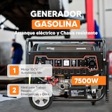 thumbnail of GG9000FE Generador Gasolina ITCPower 7,5Kw