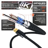 thumbnail of Primewire - 0,5m High Speed 8K HDMI Kabel mit Ethernet ARC 3D 4K Ultra HD 7680x4320 @ 120 Hz PS4 360 TV OLED PC Laptop Beamer Monitor - Schwarz