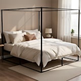 thumbnail of Cama con dosel Batoni 200 x 200 cm