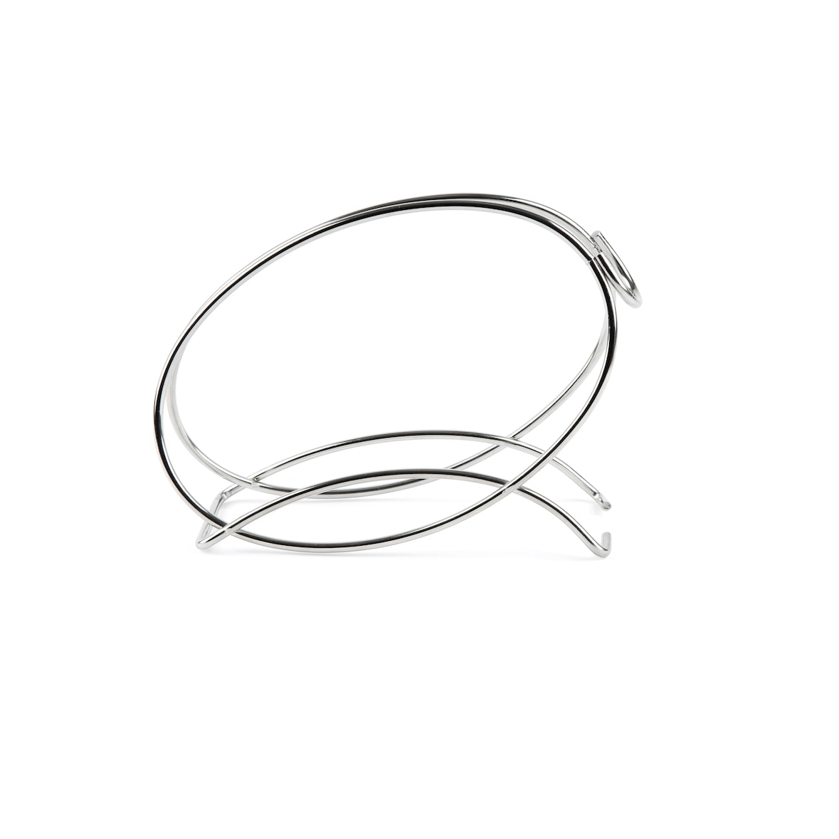 Excelsa Flaschenhalter Elegance silberfarbenes Edelstahl