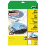 thumbnail of CD-/DVD-Etiketten Inkjet/Laser/Kopier 117mm VE=10x50 Stück (25 Blatt) weiß