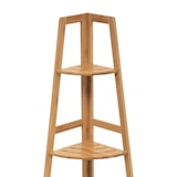 thumbnail of Estante de canto em bambu com 3 níveis Canoply 103x31.9x31.9cm Natural 7house