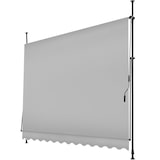 thumbnail of Klemmmarkise mit Handkurbel, höhenverstellbar - 300 x 180 cm, hellgrau