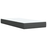 thumbnail of vidaXL Boxspringbett mit Matratze Dunkelgrau 90x200 cm Stoff