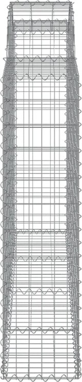 thumbnail of vidaXL Gabionen mit Hochbogen 4 Stk. 200x30x120/140cm Verzinktes Eisen