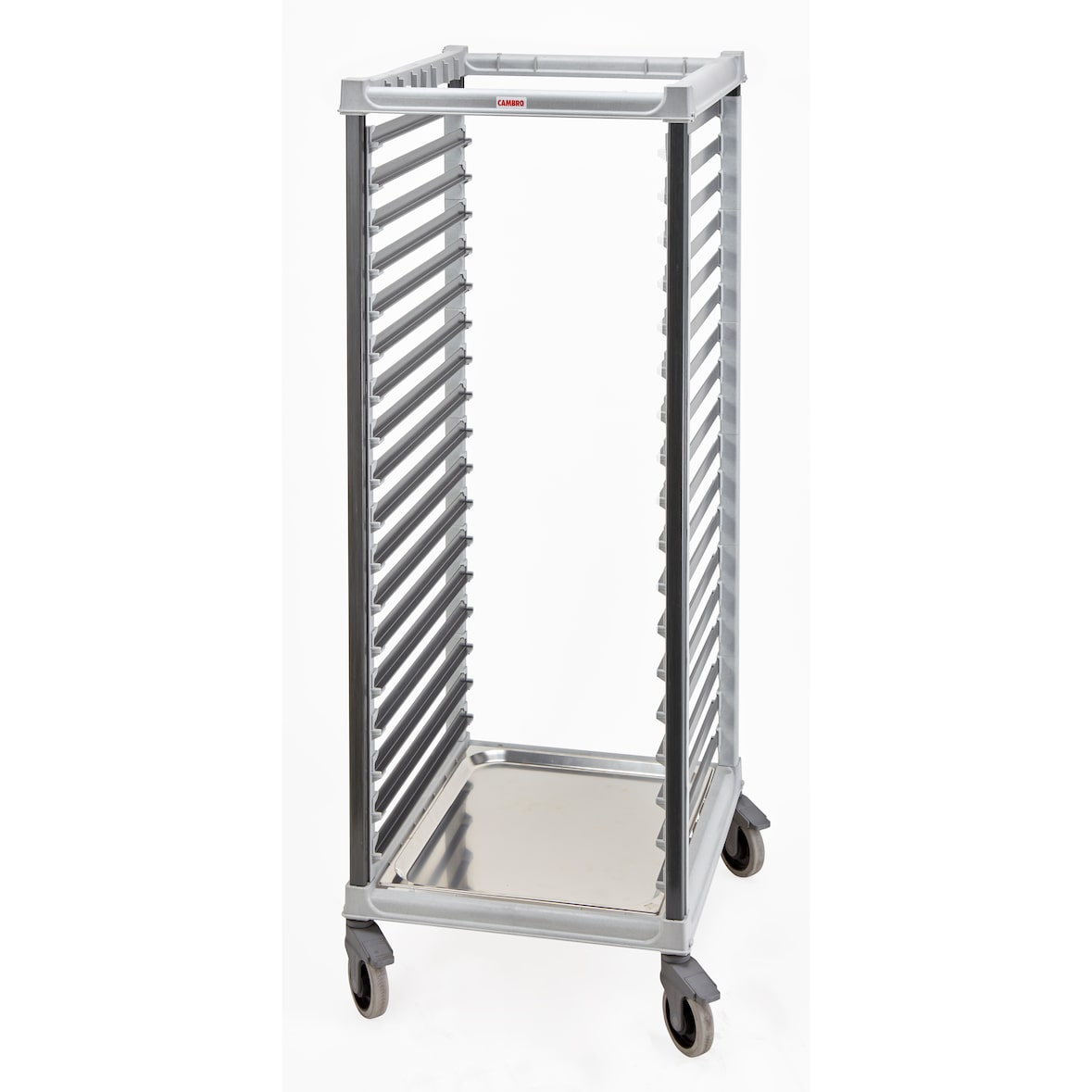 Cambro Camshelving® GN 2/1 Transportwagen, hohe Ausführung, fasst 36x GN-Behälter 1/1-6,5 cm tief, 1 Stück im Karton - UGNPR21F36480