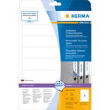 thumbnail of Herma Ordnerrückenschilder ablösbar 192 x 34 mm weiss 25 Bl 200 Etik. LaserInkCopy