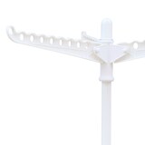 thumbnail of Relaxdays Bügelwäscheständer, für 27 Bügel, klappbar, belastbar bis 15 kg, Wäschestandtrockner, HxD:143x56 cm, weiß