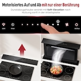 thumbnail of A++ Downdraft Dunstabzugshaube 60cm Umluft & Abluft mit 600 m³/h Luftleistung, versenkbare Abzugshaube mit 2 Aktivkohlefiltern, 2 Fettfilter, 8 Stufen