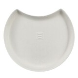 thumbnail of 1200 Teller Zuckerrohr "pure" Halbmond Ø 9 cm · 1 cm weiss "Cella"