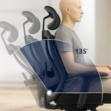 thumbnail of Chaise de bureau Elisha Noir