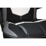 thumbnail of Chef-Sessel Büroausstattung Bürostuhl Schreibtischstuhl mit Wipp Mechanik Wipp Funktion "Treviso" in schwarz-weiß Jet-Line