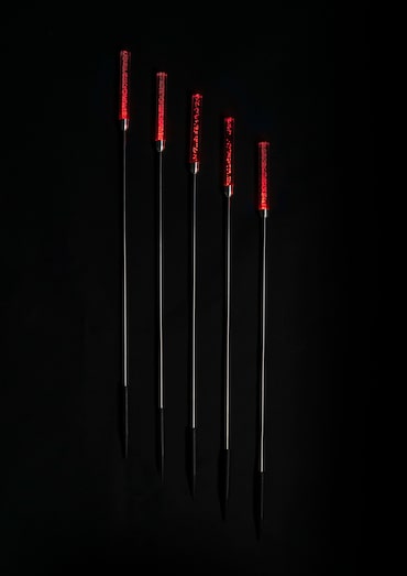 Tarrington House Set di luci da giardino, metallo/acrilico/PVC, 1,2 W, colore variabile, con telecomando, 5 pezzi