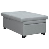 thumbnail of vidaXL Sofa Bett Hellgrau 194 x 67 x 37 cm Stoff