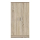 thumbnail of Helloshop26 - Meuble à chaussure rangement porte-chaussures avec 2 portes et 7 surfaces de stockage 108 x 55 x 35 cm mdf effet chêne 03_0002838