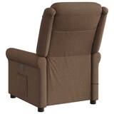 thumbnail of vidaXL Massagesessel Braun Stoff