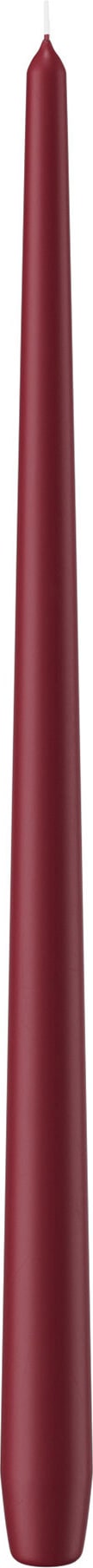 Spitzkerzen durchgefärbt Bordeaux 400 x Ø 25 mm, 6 Stück