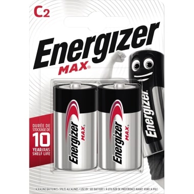 ENERGIZER Pile Max C LR14, pack de 2 piles
