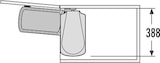 thumbnail of Hailo Abfallsammler 3418101 MF Swing bs Uno 18 Liter Edelstahl schwarz