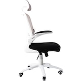 thumbnail of Sedia Ufficio EN 1335 Certificata Poltrona Girevole Ergonomica Regolabile con Poggiatesta e Poggiabraccia - Bianco