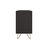 thumbnail of SalesFever Sideboard aus MDF | 2 Türen und 3 Schubladen | Beine Metall mit Messinglegierung | B 150 x T 40 x H 70 cm | grau