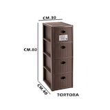 thumbnail of Stefanplast-Cassettiera Elegance Slim 4 Cassetti Tortora