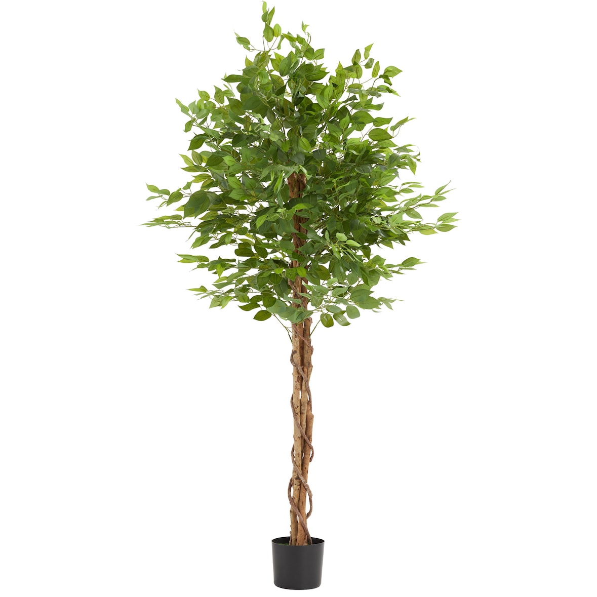 tectake Ficus artificiel FIDA à l'aspect naturel - 180 cm - 405611