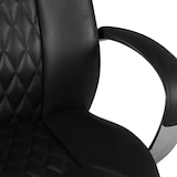 thumbnail of FineBuy Bürostuhl Echtleder Schwarz Schreibtischstuhl ergonomisch Chefsessel Drehstuhl