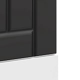 thumbnail of vidaXL Geschirrspülerblende Lucca Schwarz Holzwerkstoff