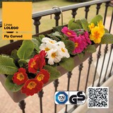 thumbnail of ArtPlast - Balkonblumentopf 7,5L mit gebogenem Haken 39x16,1x16 cm in Farbe Weiß - LOLEGO FLY SQUARE-Kollektion