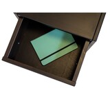 thumbnail of Nachttisch Holz Nachtkonsole Buche wenge 40 x 33 cm CAMPINO