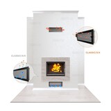 thumbnail of Rejilla de ventilación para chimenea blanca - Classic 17x17