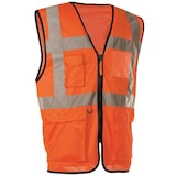 thumbnail of Gilet haute visibilité multipoche orange taille XL SINGER