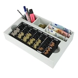 thumbnail of HMF 3210-02 Euro-Münzzählbrett, 3 Geldscheinfächer, 35 x 23,5 x 7 cm, Schwarz