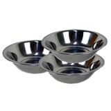 thumbnail of 3er Set Salatschüssel Servierschüssel Rührschüssel hochglanzpoliert Edelstahl