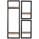 thumbnail of SIT Möbel Conjunto de prateleiras de parede | 3 partes | Madeira recuperada | L 50 x P 25 x A 75 cm | colorida | Serie RIVERBOAT