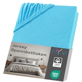 thumbnail of Jersey Spannbettlaken DreamScience für Matratzen bis 22 cm Höhe - Weich & Anschmiegsam, Rundumgummizug, Bügelfrei 90x200 - 100x200 cm türkis
