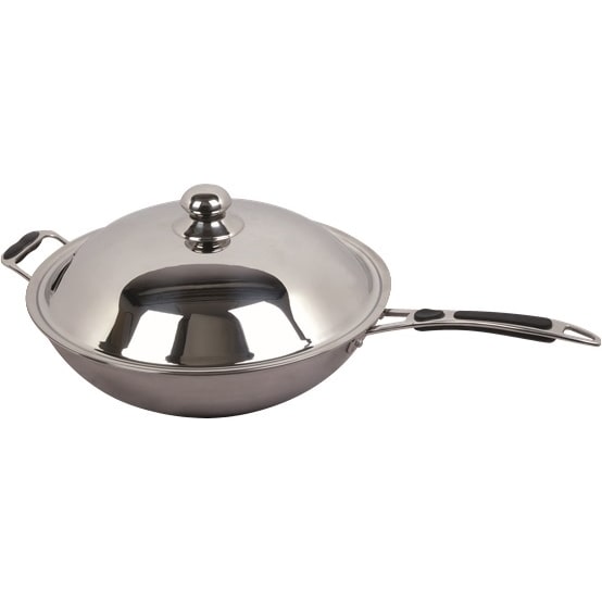 Chefgastro Induktion Pfanne für Wok BxTxH 625x360x210mm